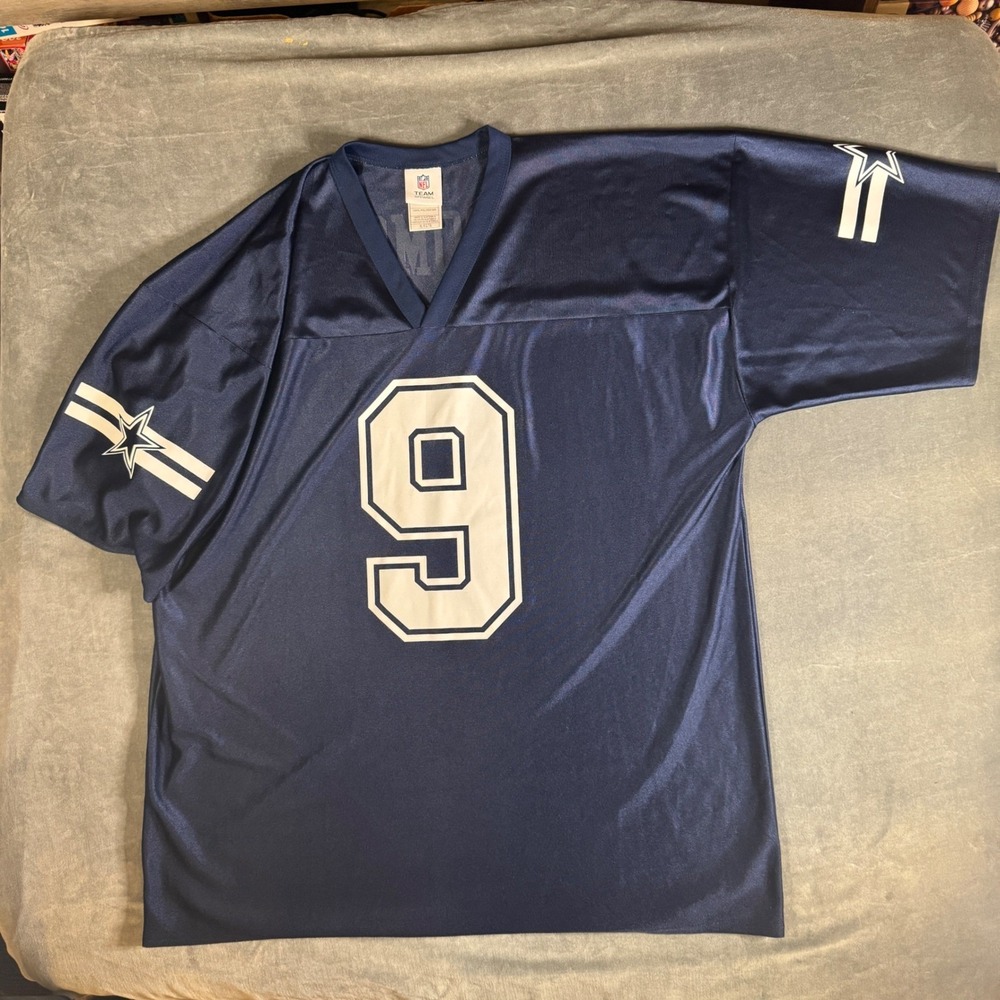 Dallas Cowboys Tony Romo NFL Team Apparel Jersey Size XL Navy Blue White